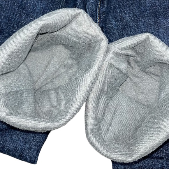 GAP Jersey Lined Pull On Jeans Size 5 Dark Wash - Picture 8 of 12